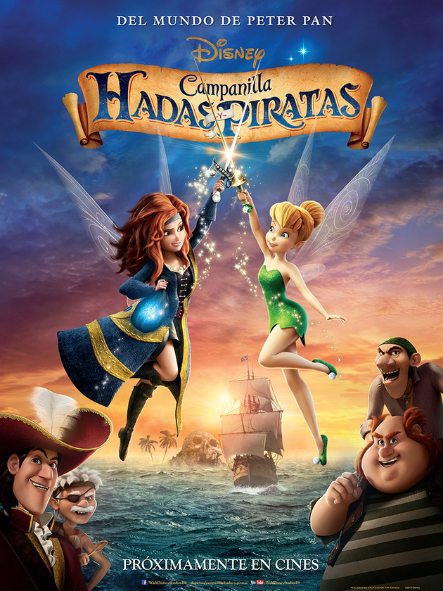 Cartelera Campanilla, hadas y piratas en cines de Málaga hoy 