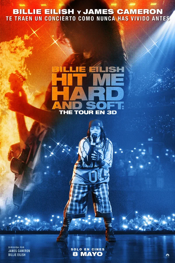 Cartelera Billie Eilish. Hit Me Hard and Soft: The Tour in 3D en cines de Málaga hoy 