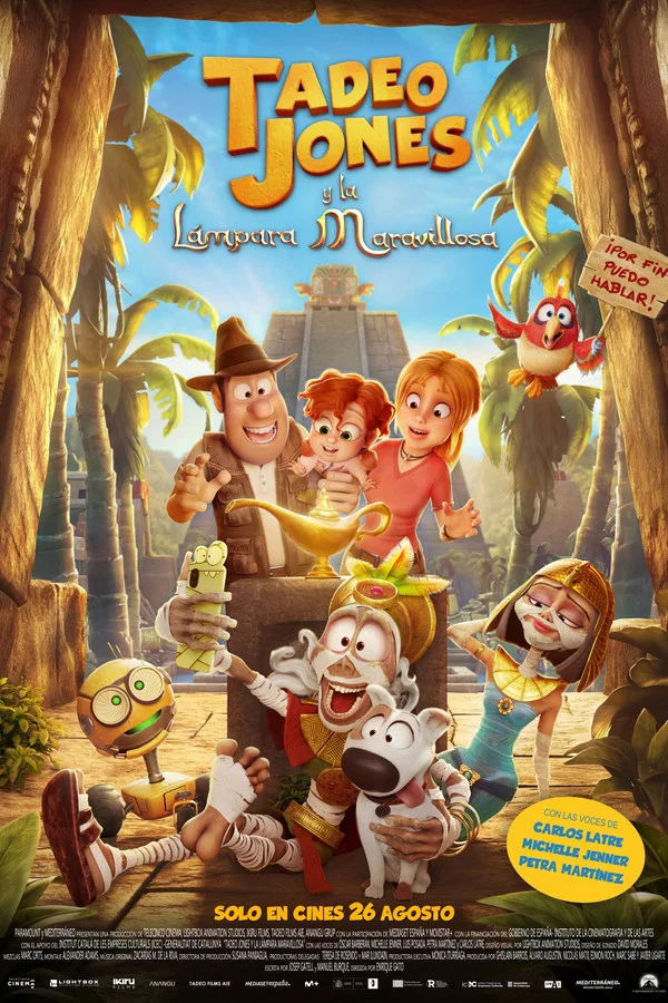 Cartelera Tadeo Jones y la lámpara maravillosa en cines de Málaga hoy 